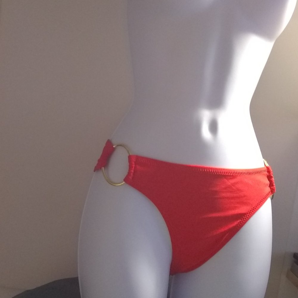 New Jessica Simpson  Orange Bikini Bottom Size M